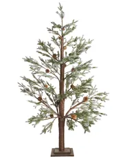 Outdoor Decoration LED LAUGARAS 150 cm Christmas Tree Green_1025668