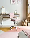 Desk Chair BUBBLY Fabric Pink