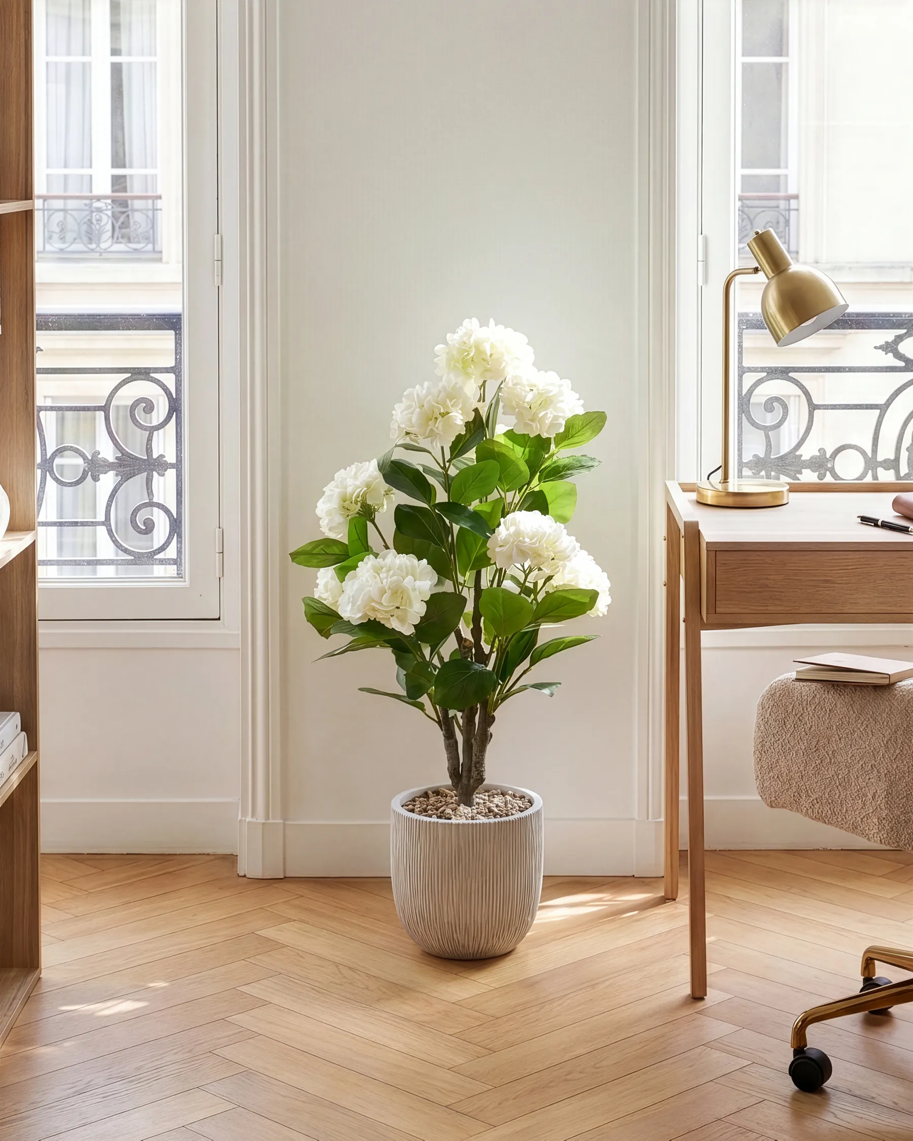 Artificial Plant HORTENSIUM 90 cm White_1103877