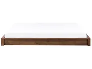 Bed without Headboard Wood ANTRAS 180 x 200 cm (EU Super King) Dark Brown_1032939