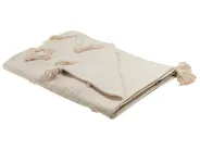 Blanket GUNA Cotton 130 x 180 cm Beige_829383