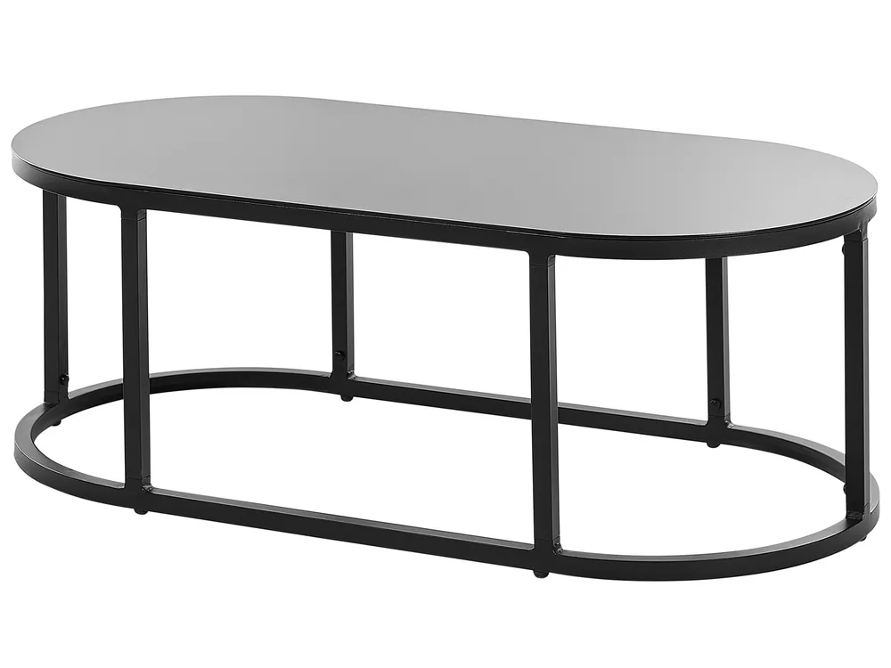 Garden Lounge Set with Table 3 Seater MONTEFALCO Metal White_905557