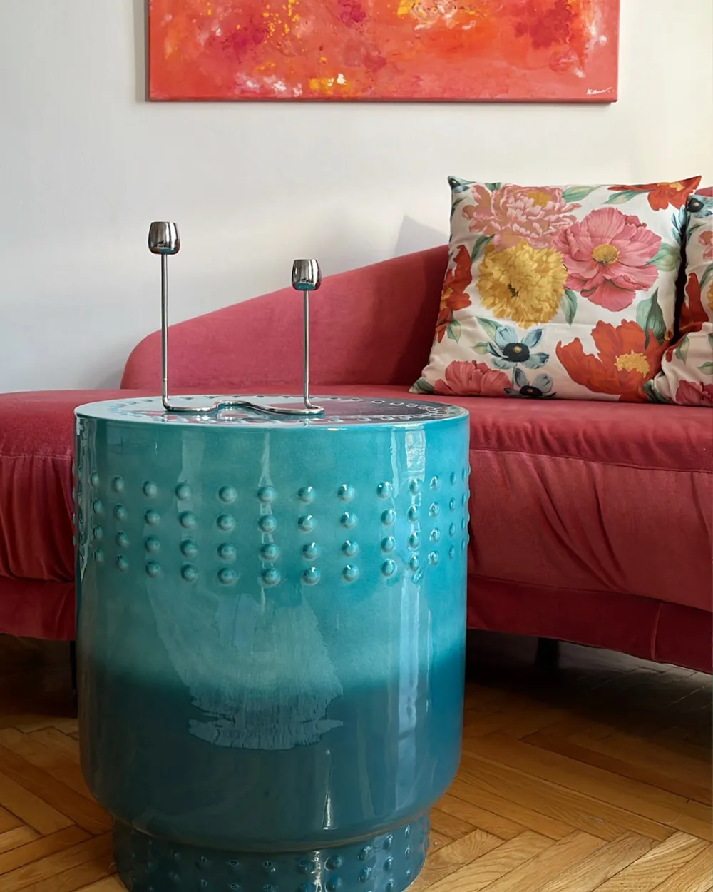 Side Table ABRA Metal Teal_973172