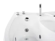 Corner Hot Tub with LED NEIVA 1500 x 1000 mm White Right Hand_796393