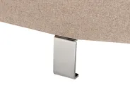 Corner Sofa 5 Seater NORREA Fabric Light Brown Left Hand_919484