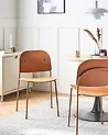 Ruokatuolisetti 2 kpl WINDUST Metalli Oranssi