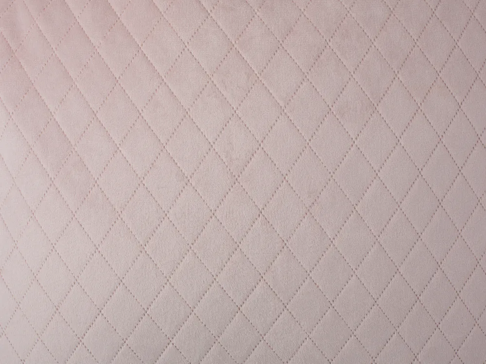 Koristetyynysetti 2 kpl PASQUE 45 x 45 cm Sametti Vaaleanpunainen Hillitty_769495