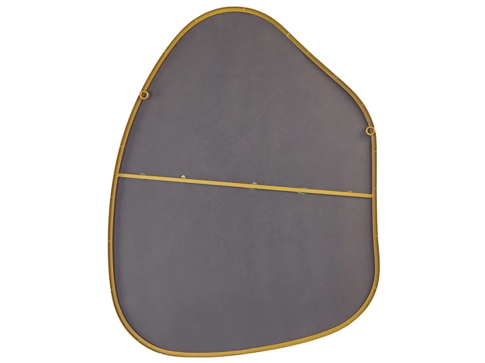 Seinäpeili PUTEAUX 70 cm 92 cm Metalli Kulta_892031