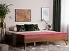 Sänky ilman sängynpäätyä BERRIC 180 x 200 cm Tumma saarniviilu