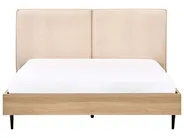 Bed Boucle IZERNORE 160 x 200 cm (EU King Size) Beige_971399