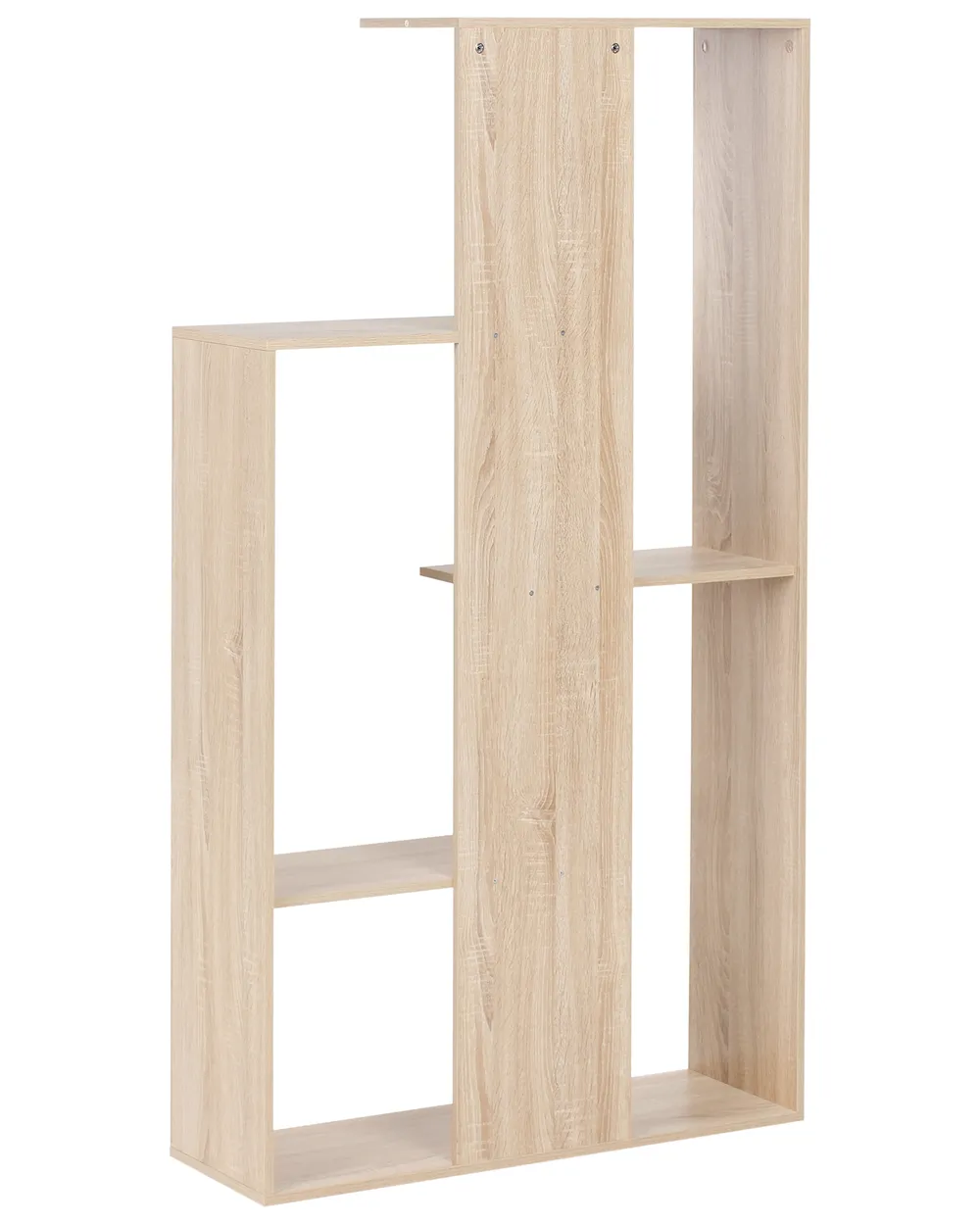 3 Tier Bookcase KAHNTAH 163 cm Light Brown_1003829