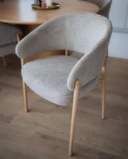 Set med 2 matstolar ZANE Taupe_1188098