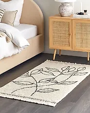 Matta SAZLI Beige 80 x 150 cm Bomull_1183649