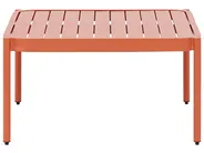 Loungesett til hagen med bord 2-seters TERRACINA Metall Oransje_826677