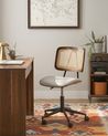 Desk Chair ARDO Faux Leather Taupe