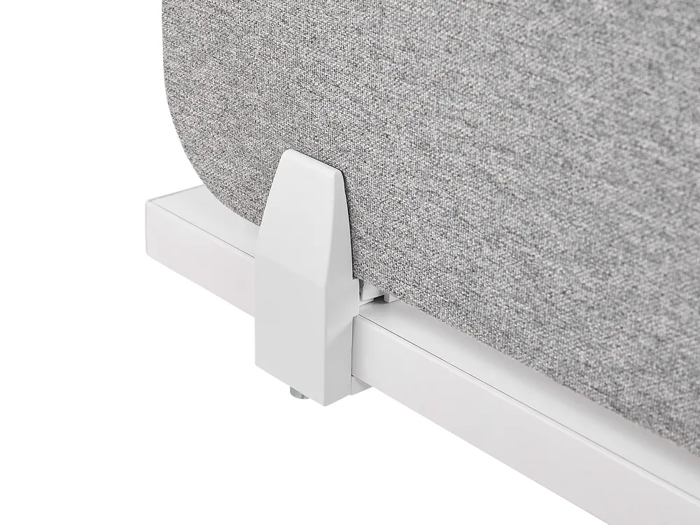 Desk Screen WALLY 80 x 40 cm Light Grey_800930