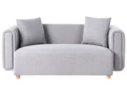 Sofa 2 Seater LILLEROD Fabric Grey_1025234
