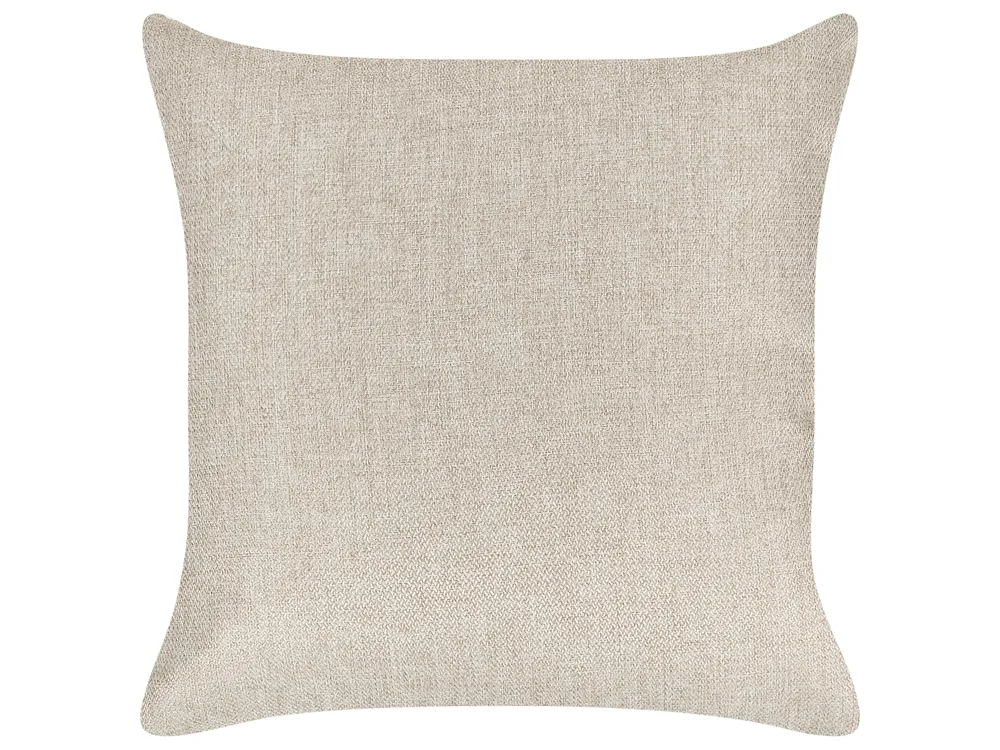 U-Shape Sofa Bed 5 Seater SOMMEN with Storage Fabric Beige_987222