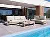 Garden Lounge Set with Table 5 Seater MARETTIMO Certified Acacia Wood Beige