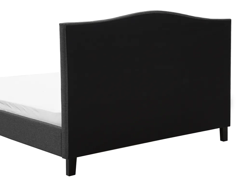 Säng med lamellram MONTPELLIER 180 x 200 cm LED Vit_709491