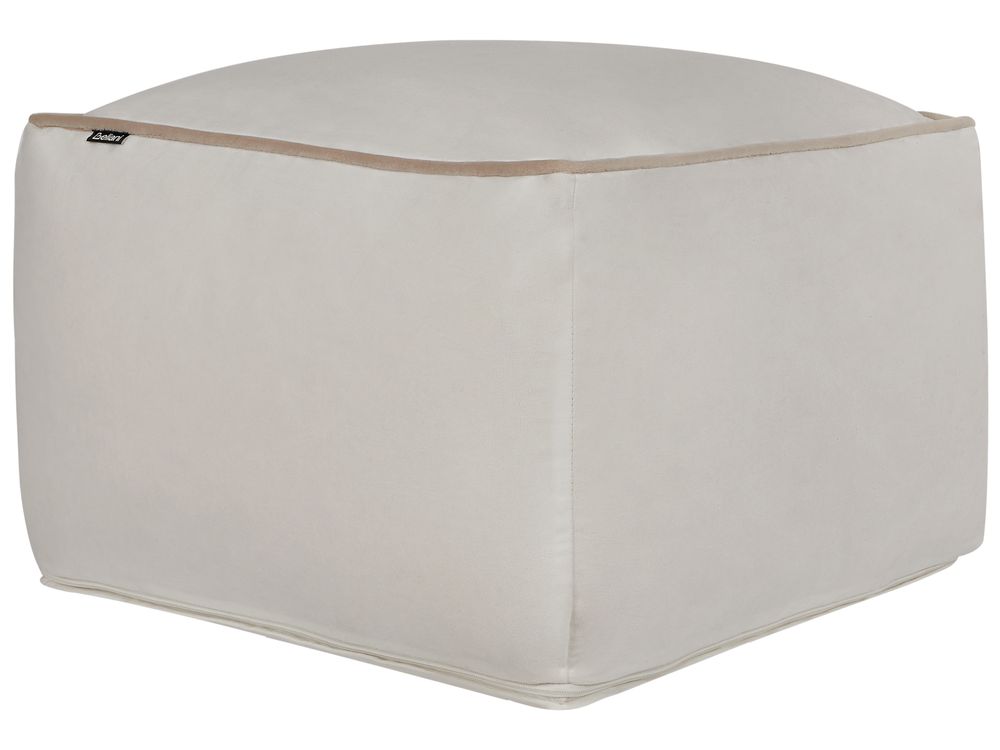 Sittpuff DAREYN Sammet Ljusbeige