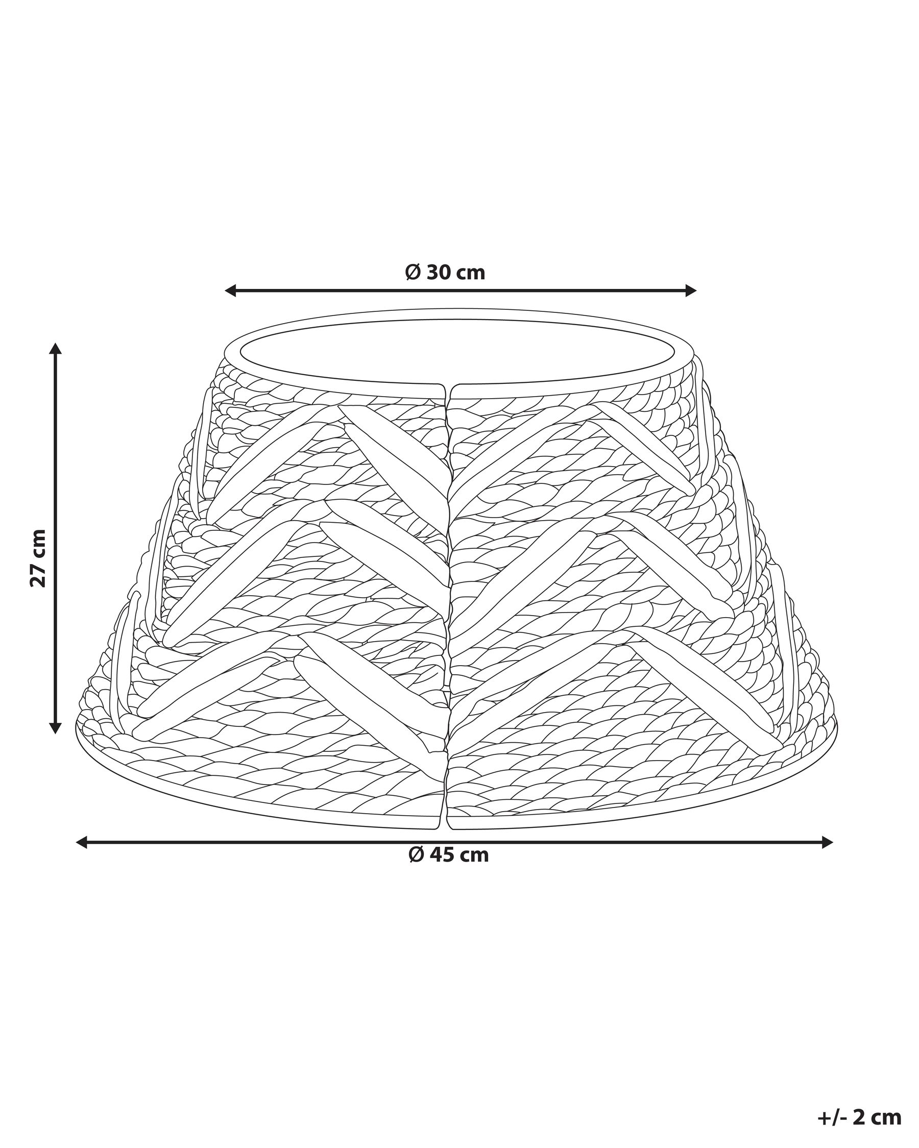 Kuusenjalan suojus FLATEYRI 45 cm Vesihyasintti Luonnonväri_880277