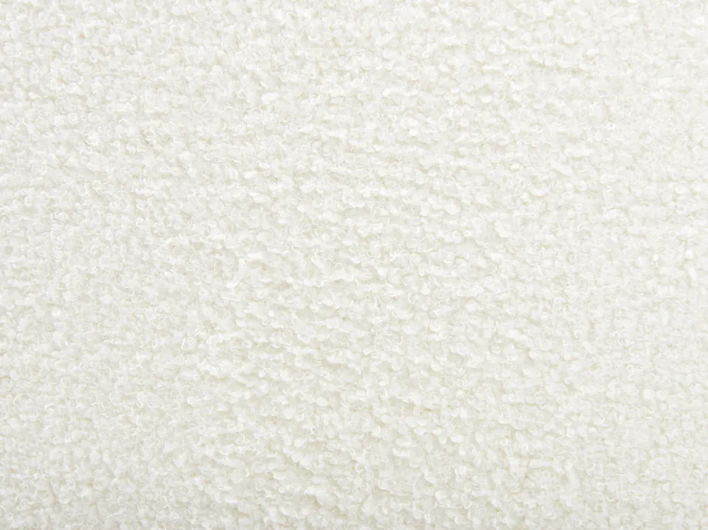 Hörnsoffa 4-sits LUNGO Bouclé Vit Högervänd_962428