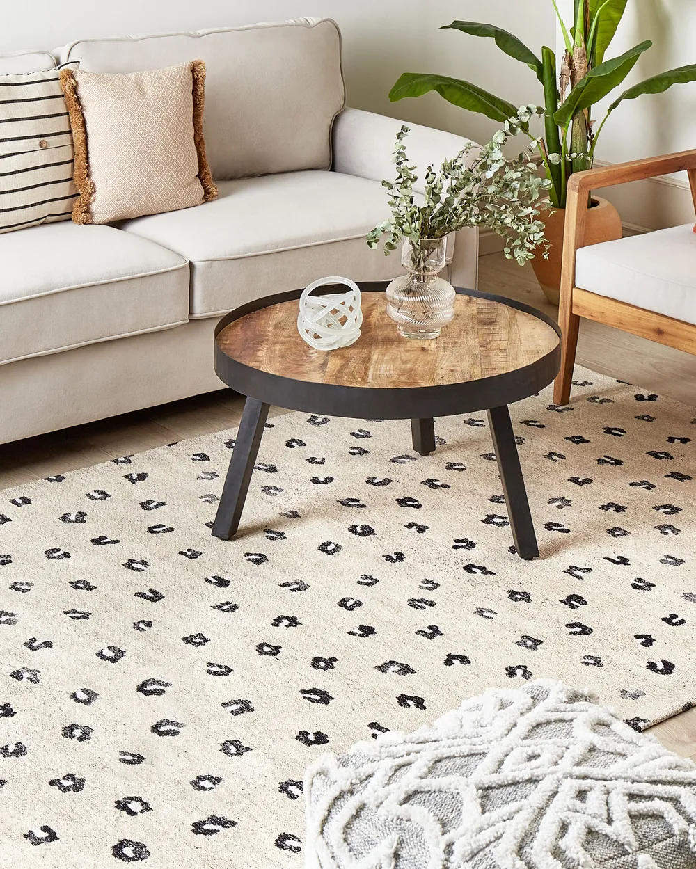 Matto AFIS Beige 160 x 230 cm Puuvilla