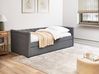 Trundle Bed Fabric LIBOURNE 90 x 200 cm (EU Single) Dark Grey