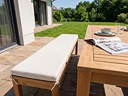 Sittdyna för bänk MONSANO 168 x 35 cm Off-White_1133419