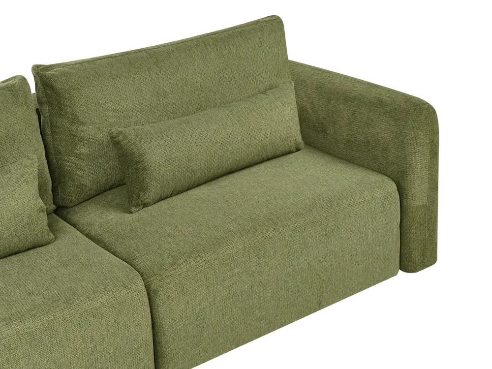 Bäddsoffa 3-sits VAXHOLM med förvaring Grön_1026819