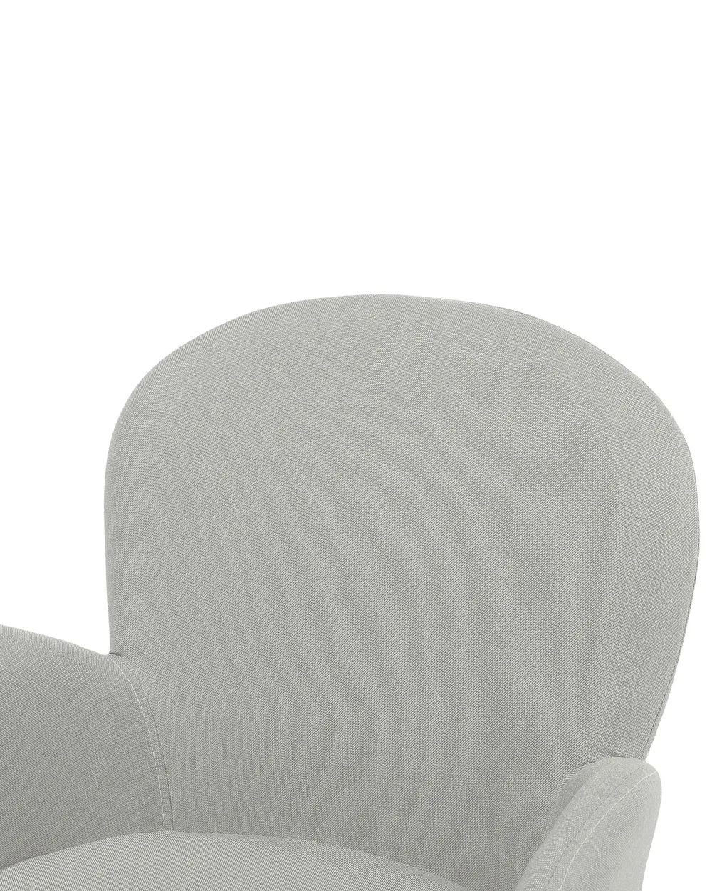 Set of 2 Dining Chairs BROOKVILLE Fabric Light Grey_731287