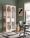 Vitriini FOXTON 80 cm Metalli Beige