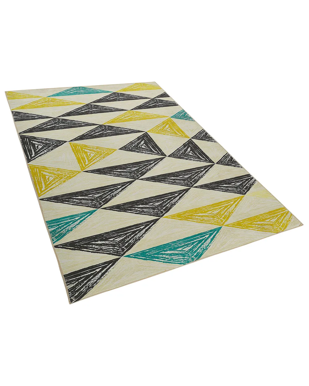 Rug KALEN Grey 140 x 200 cm_798365