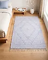 Matto ANSAR Sininen 80 x 150 cm Puuvilla