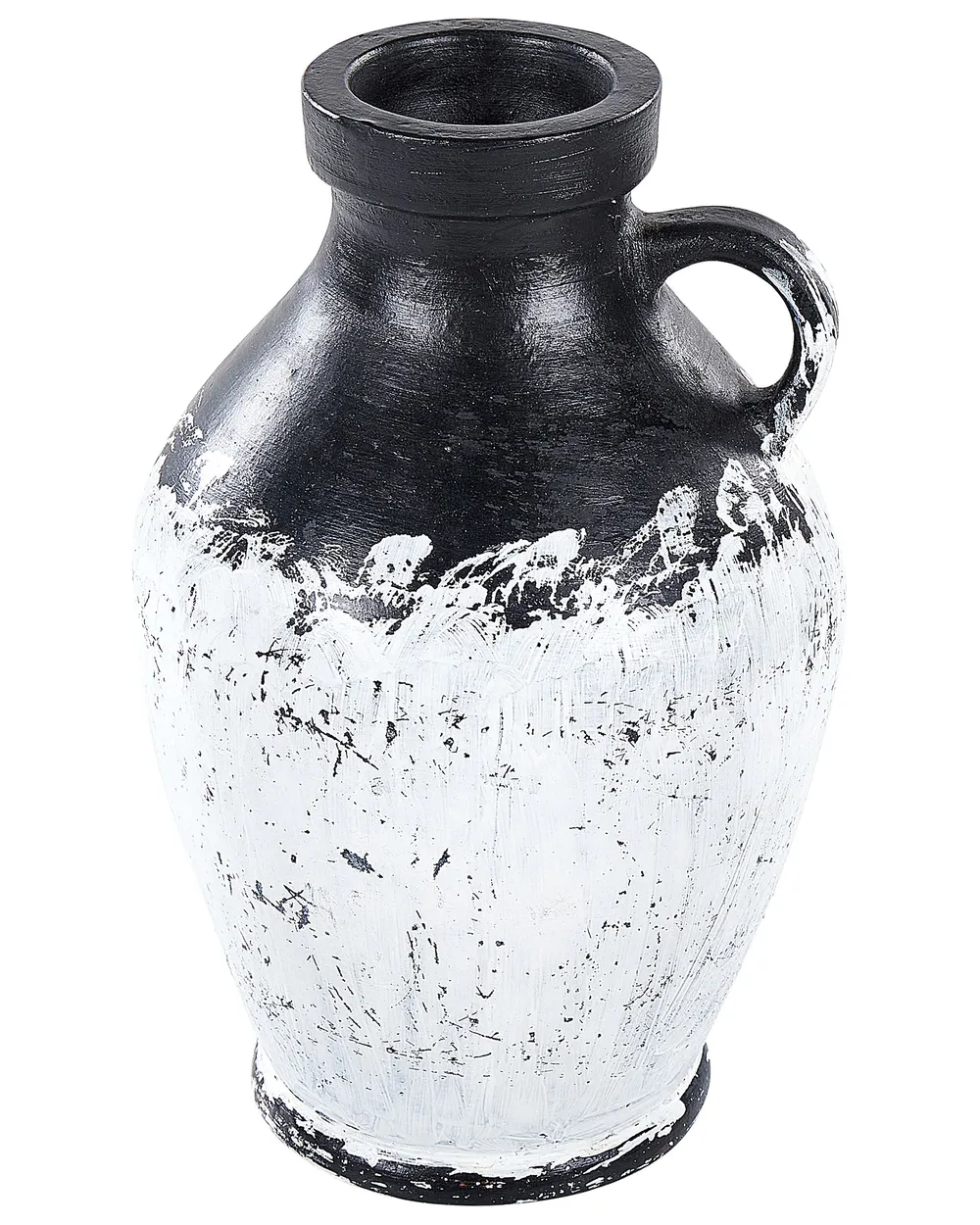 Decorative Vase MASSALIA 33 cm Ceramic White