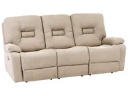 Manuell reclinersoffa 3-sits BERGEN Beige_1064883