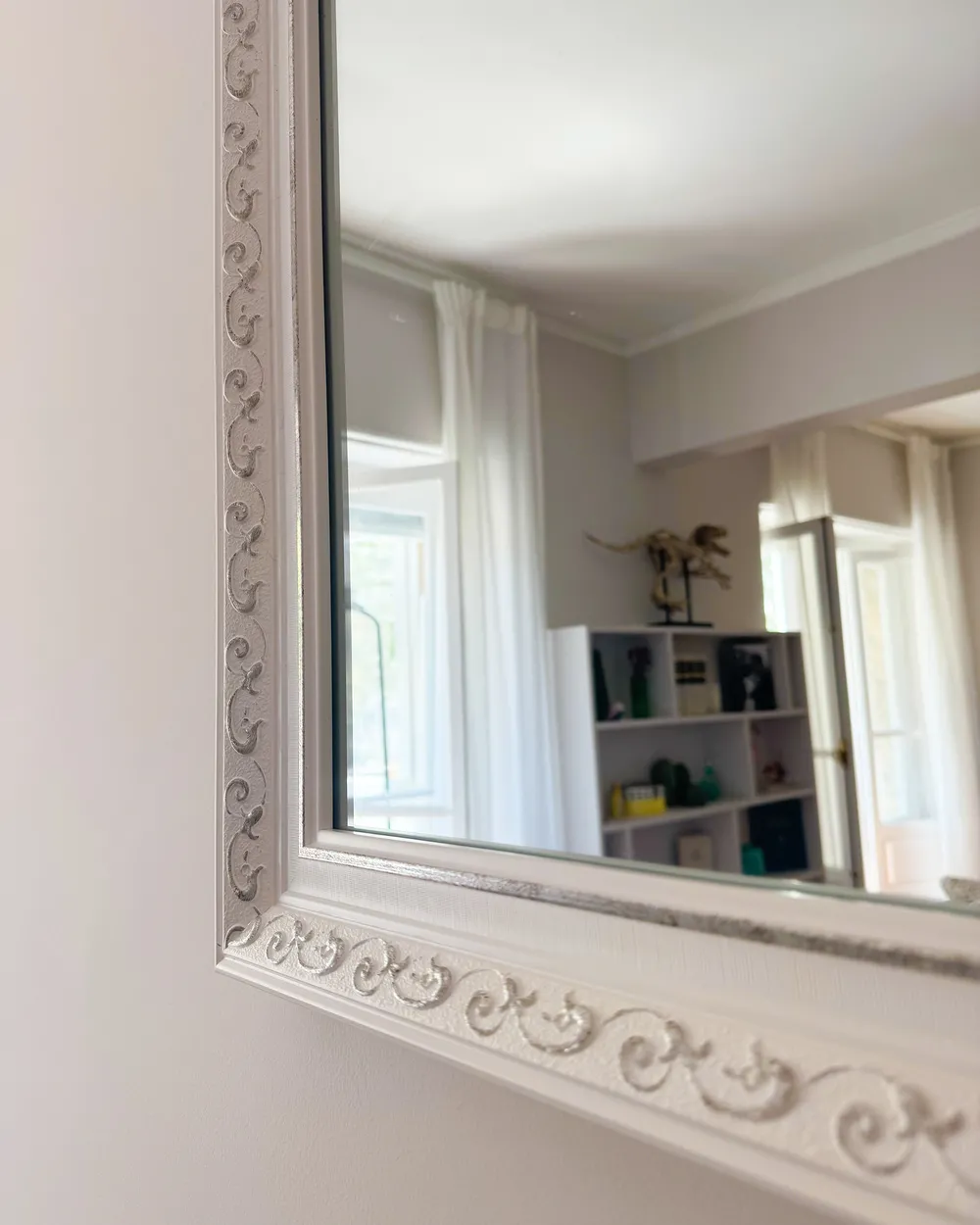 Wall Mirror MAULEON 50 cm 130 cm Off-White_1006211