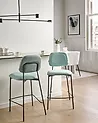 Set med 2 barstolar DUETTE Ljusblå
