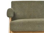 Soffa 2-sits TAMRE Bouclé Grön/ Ljusbrun_985248