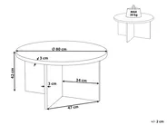 Coffee Table STANTON Grey Concrete Effect_912819