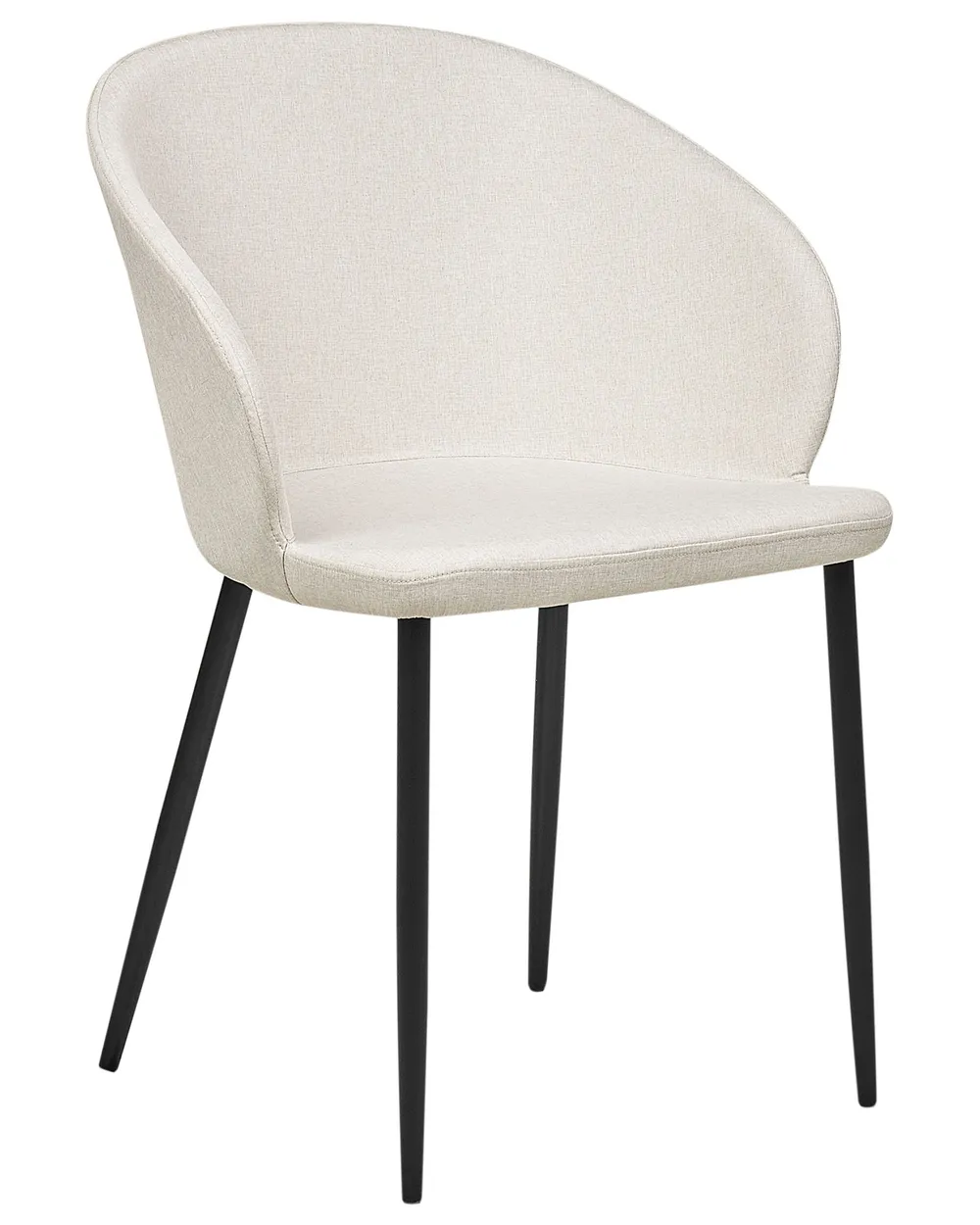 Set of 2 Dining Chairs MASON Light Beige_883547