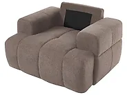 Sofagruppe 5-seters NARILLA Bouclé Gråbrun_1165077