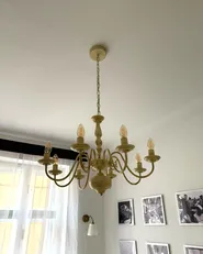 Ljuskrona BRITHON Metall Vit_1063470