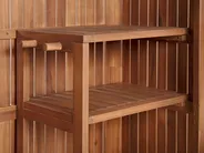 Puutarhakaappi SAVOCA 100 cm 200 cm Akaasia Ruskea_772535