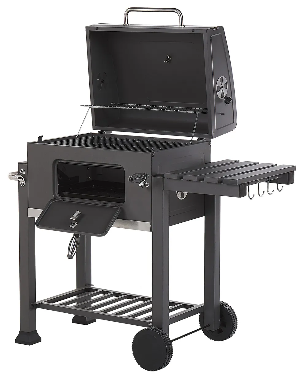 Charcoal BBQ Grill PAVLOF Metal Black_816065