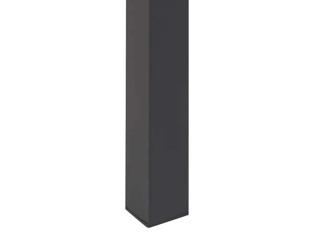 Förlängningsbart matbord GRANADA Svart 120/160 cm 80 cm_820888