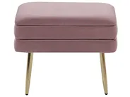 Klädd förvaringsbänk ODESSA Sammet Rosa_804265