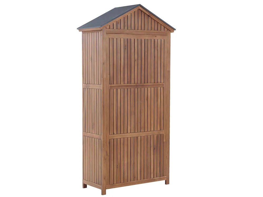 Puutarhakaappi SAVOCA 100 cm 200 cm Akaasia Ruskea_772532