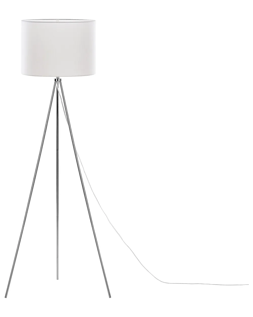 Floor Lamp VISTULA Metal Silver_876910